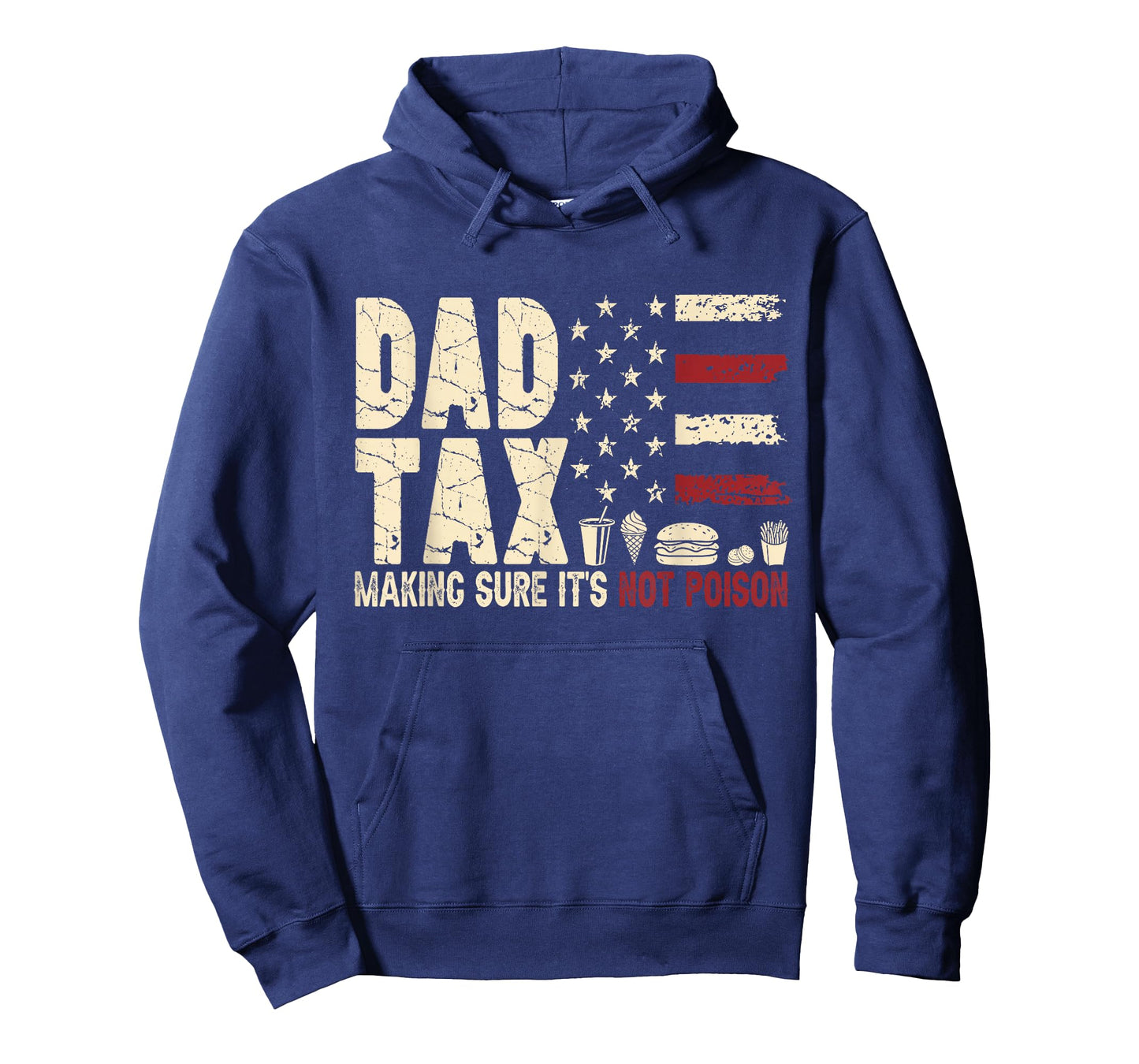 Father’s Day Humor Quote Dad Tax Funny Food Joke for Men T-Shirt