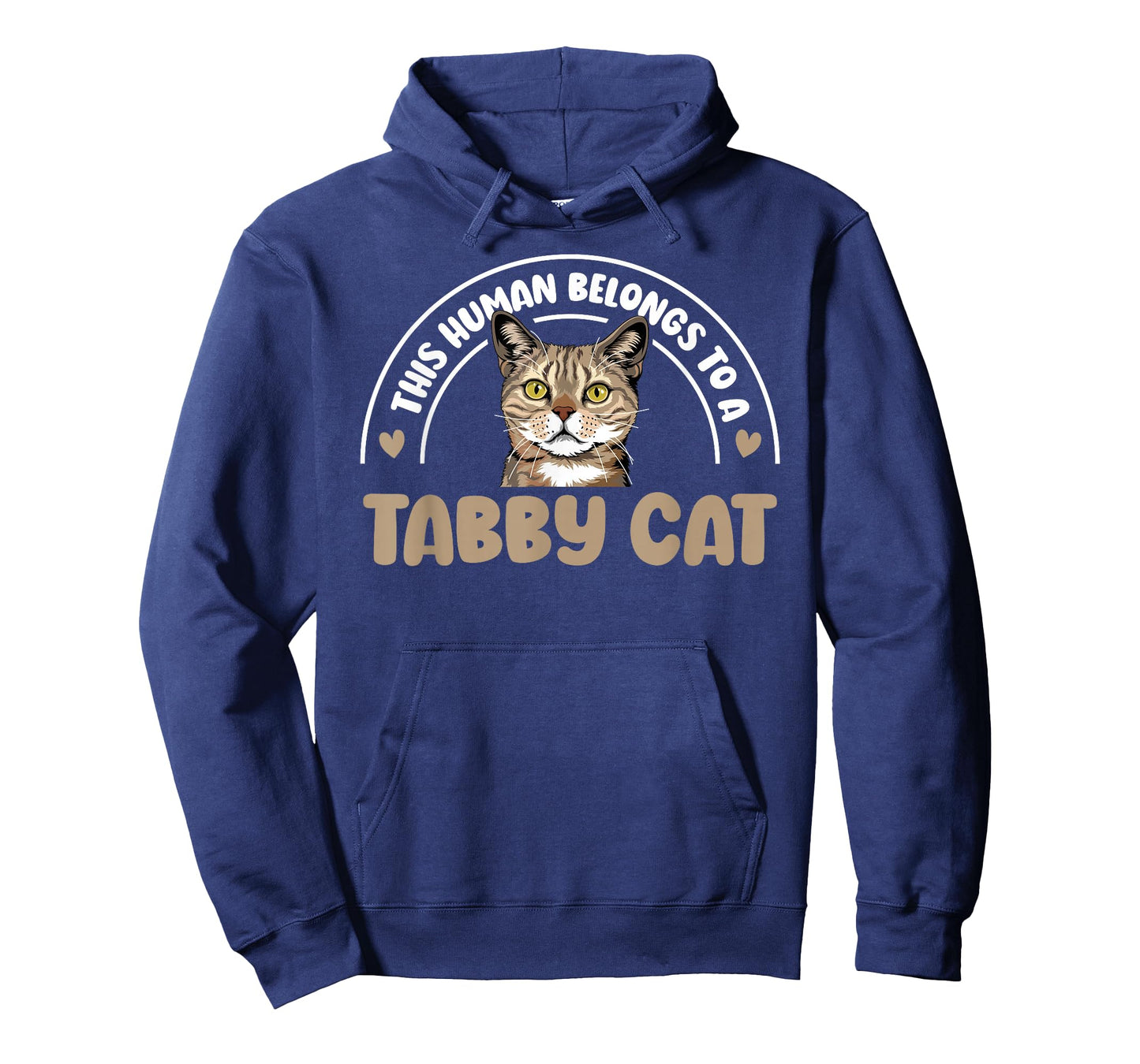 This Human Belongs to A Tabby Cat Owner Tabby Cat Lover T-Shirt
