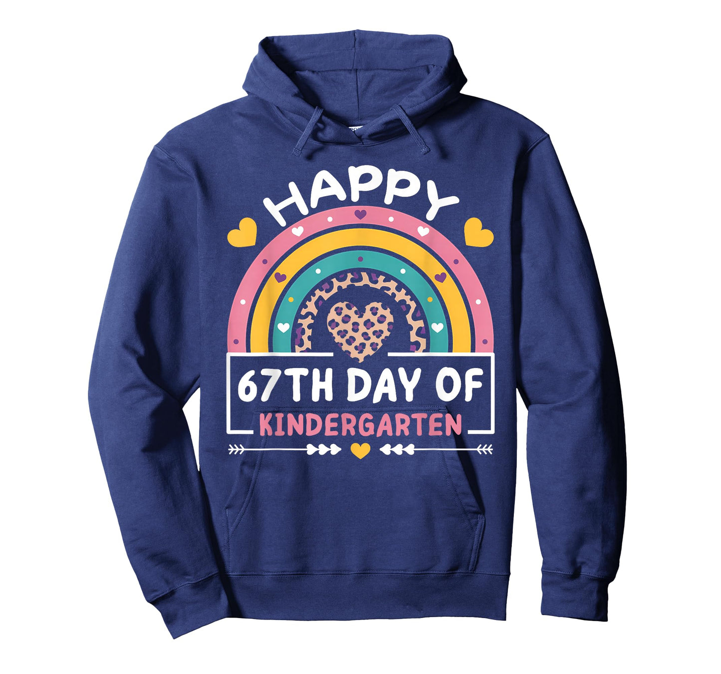 67 Days of School Happy 67th Day of Kindergarten Teacher T-Shirt