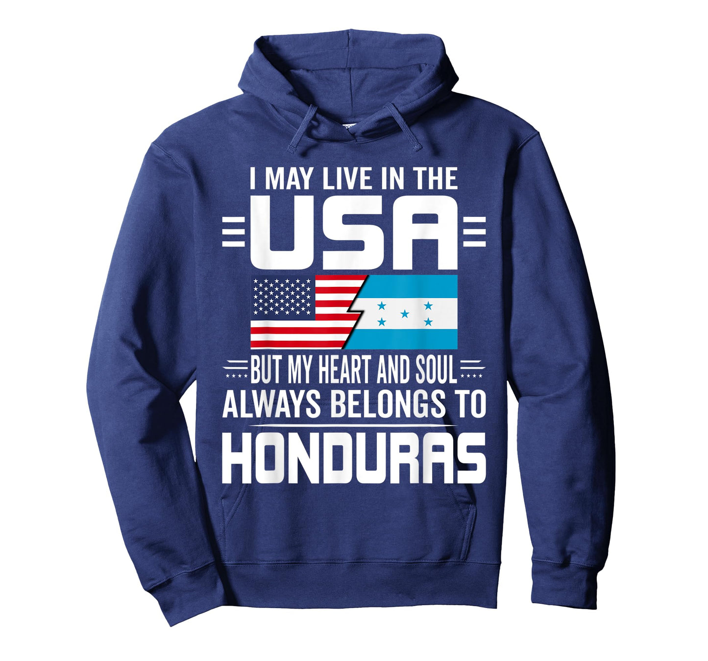 I May Live In USA But My Heart Always Belongs To Honduras T-Shirt