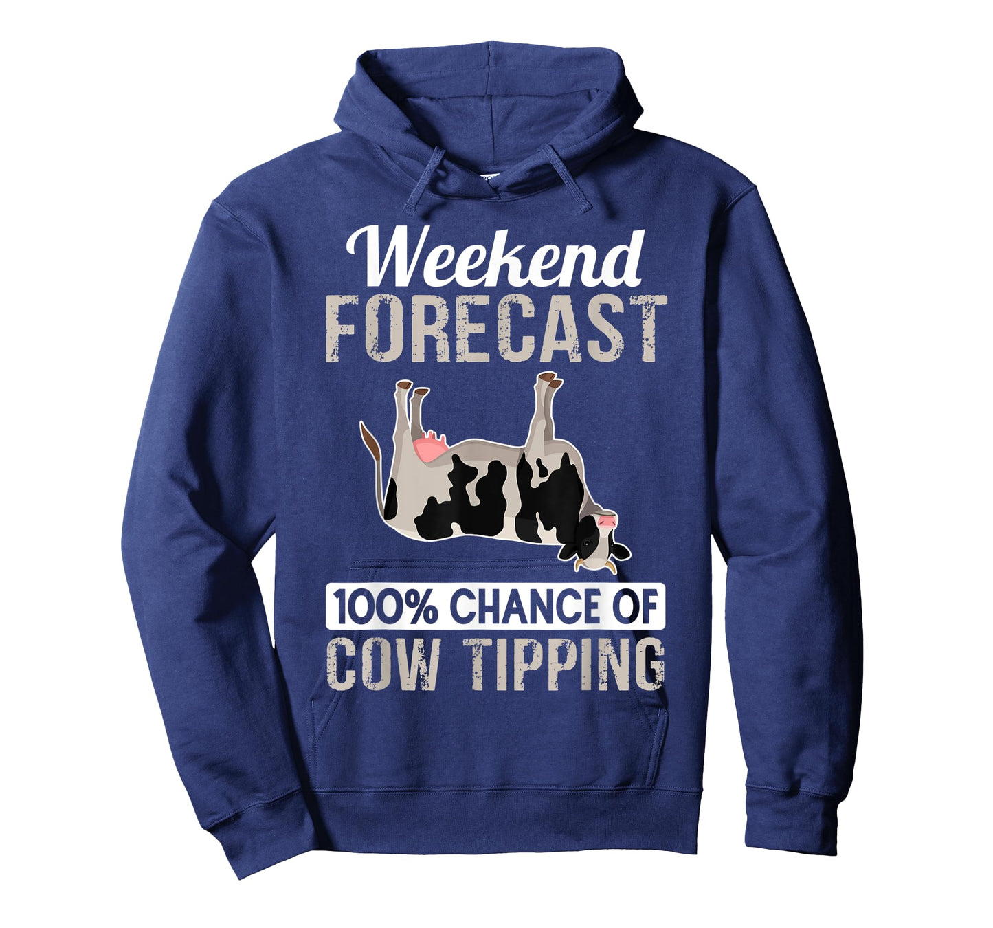 Cow Tipping Shirt - Funny Cow Tipper Weekend Forecast T-Shirt