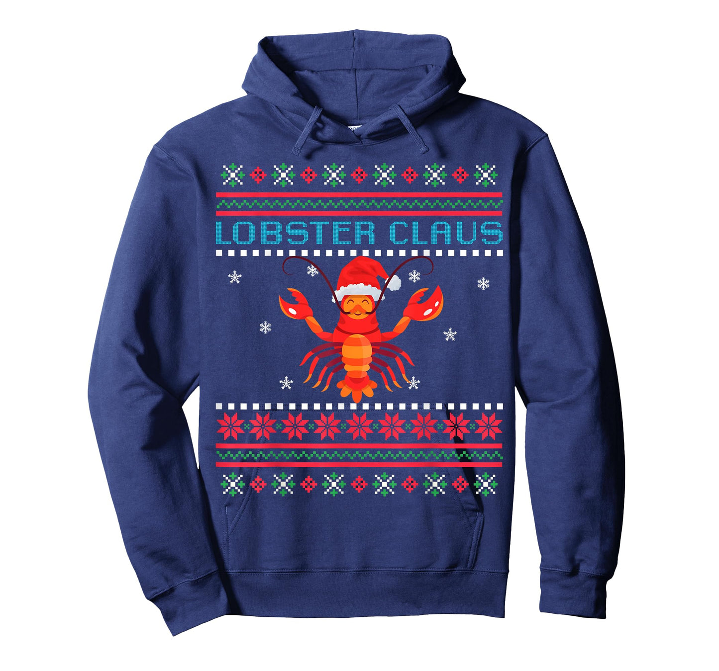 Lobster Claus Ugly Sweater For Lobster Lovers on Christmas T-Shirt