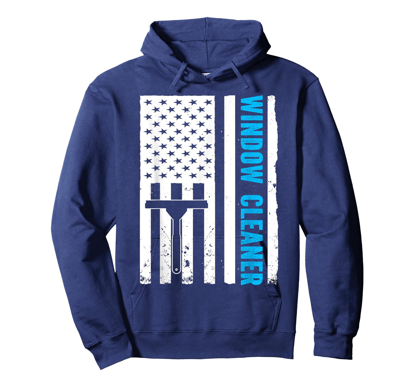 US Flag Window Cleaner T-Shirt