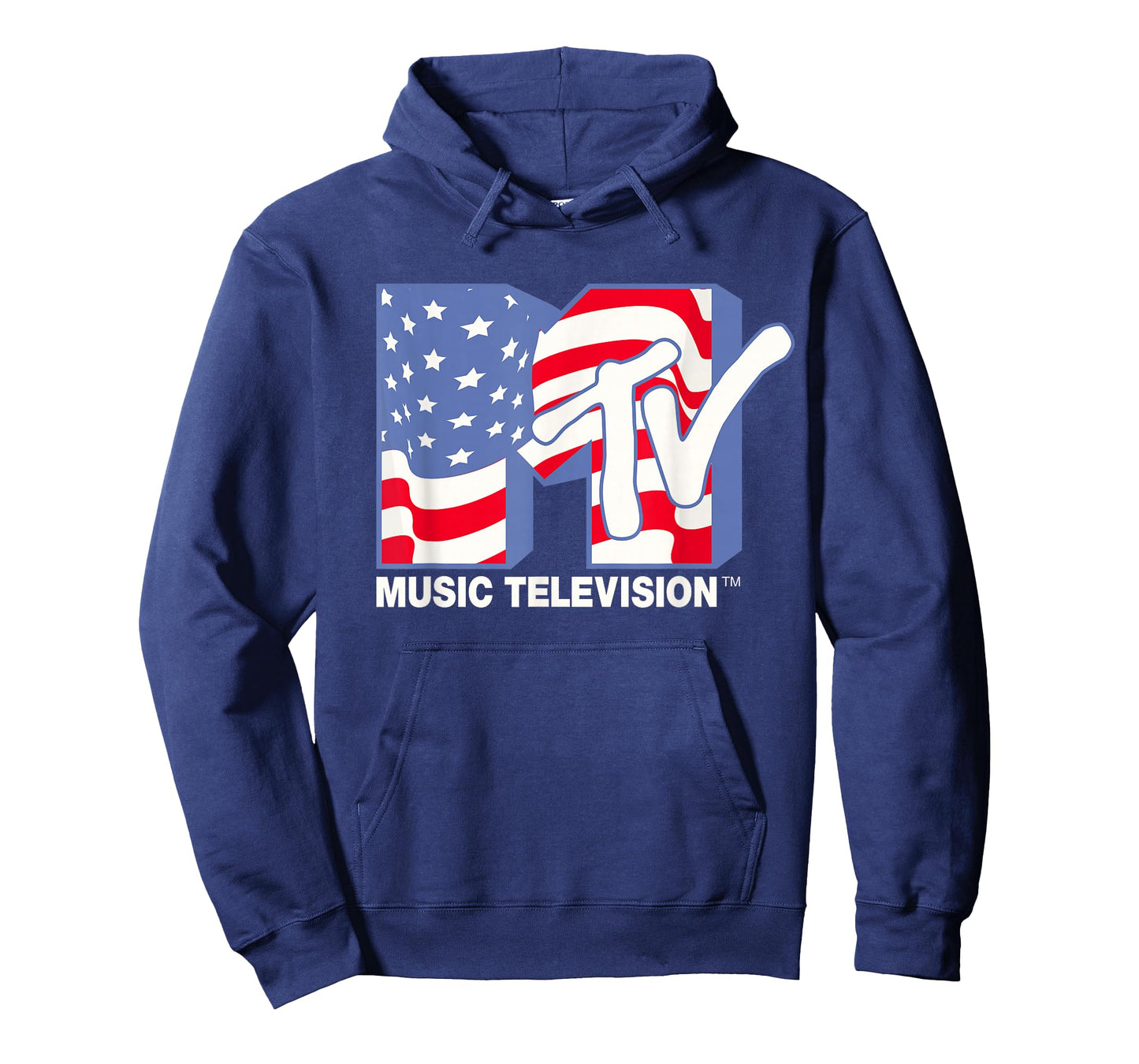 MTV Americana Flag Logo T-Shirt