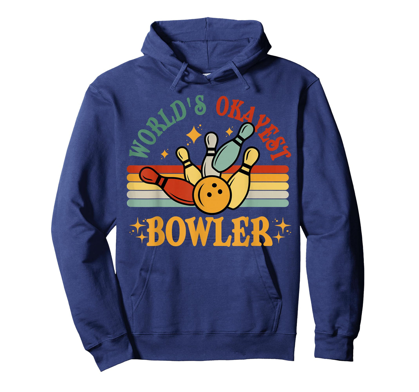 Bowling-Shirt Worlds Okayest Bowler Funny Bowling Team Gift T-Shirt