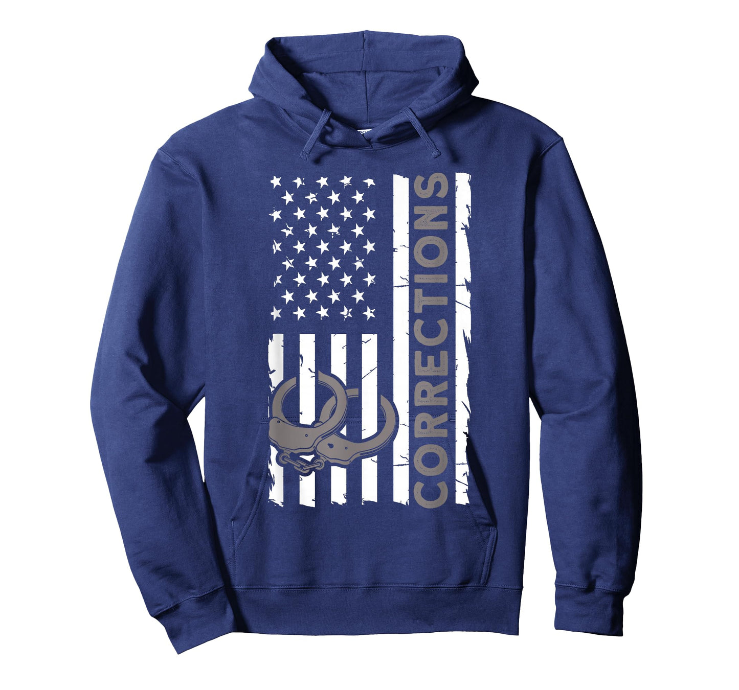 Correctional Officer Corrections Thin Silver Line T-Shirt