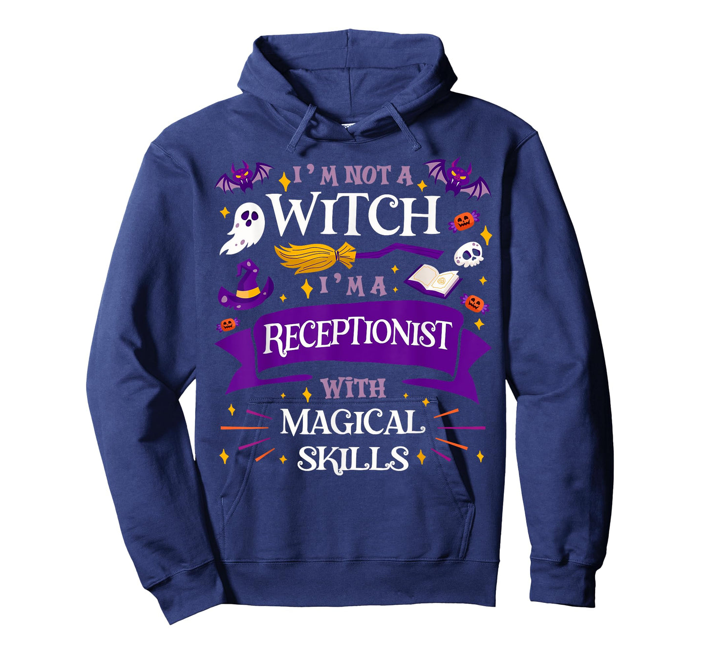 Ain't a Witch - Receptionist With Magical Skills Halloween T-Shirt