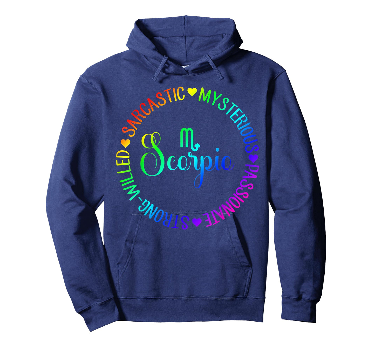Rainbow Circle Personality Scorpio Zodiac T-Shirt