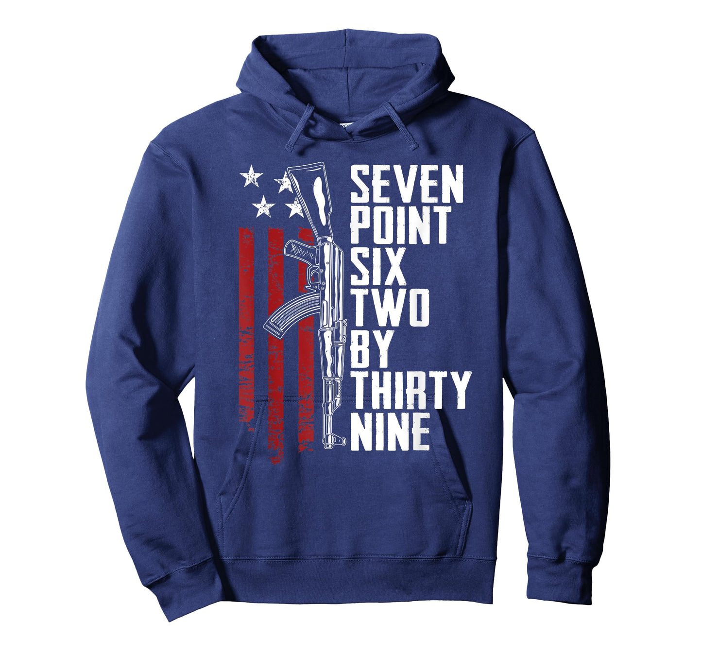7.62x39 Seven Six Two X 39 AK47 7.62 Rifle Owner - Funny Gun T-Shirt