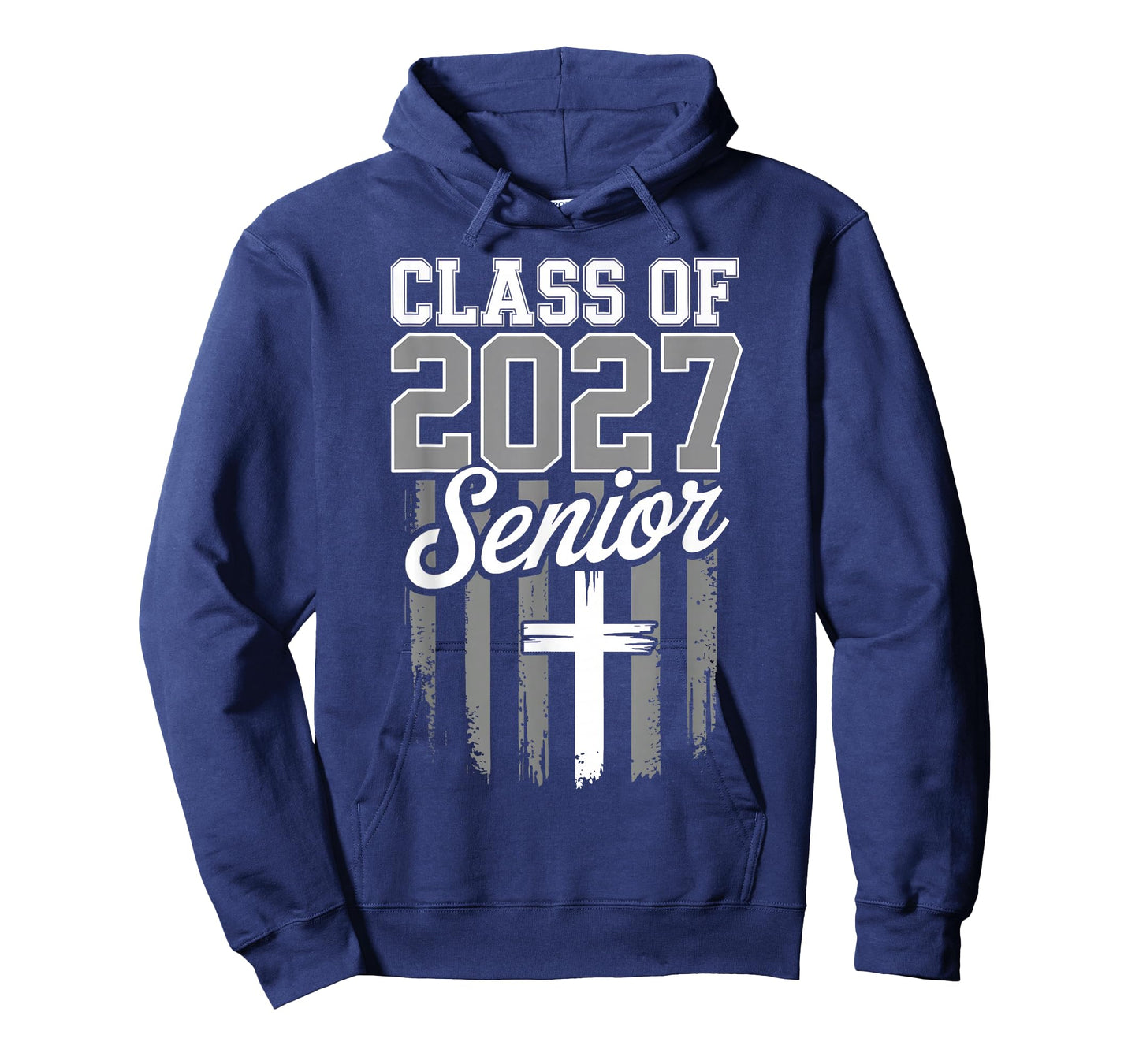 Senior Class of 2027 Christian American Flag 2027 Graduation T-Shirt