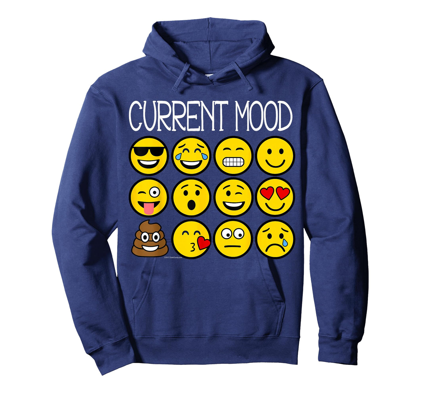 Point to Current Mood Emoticon Happy Emotion Faces Kids Boys T-Shirt