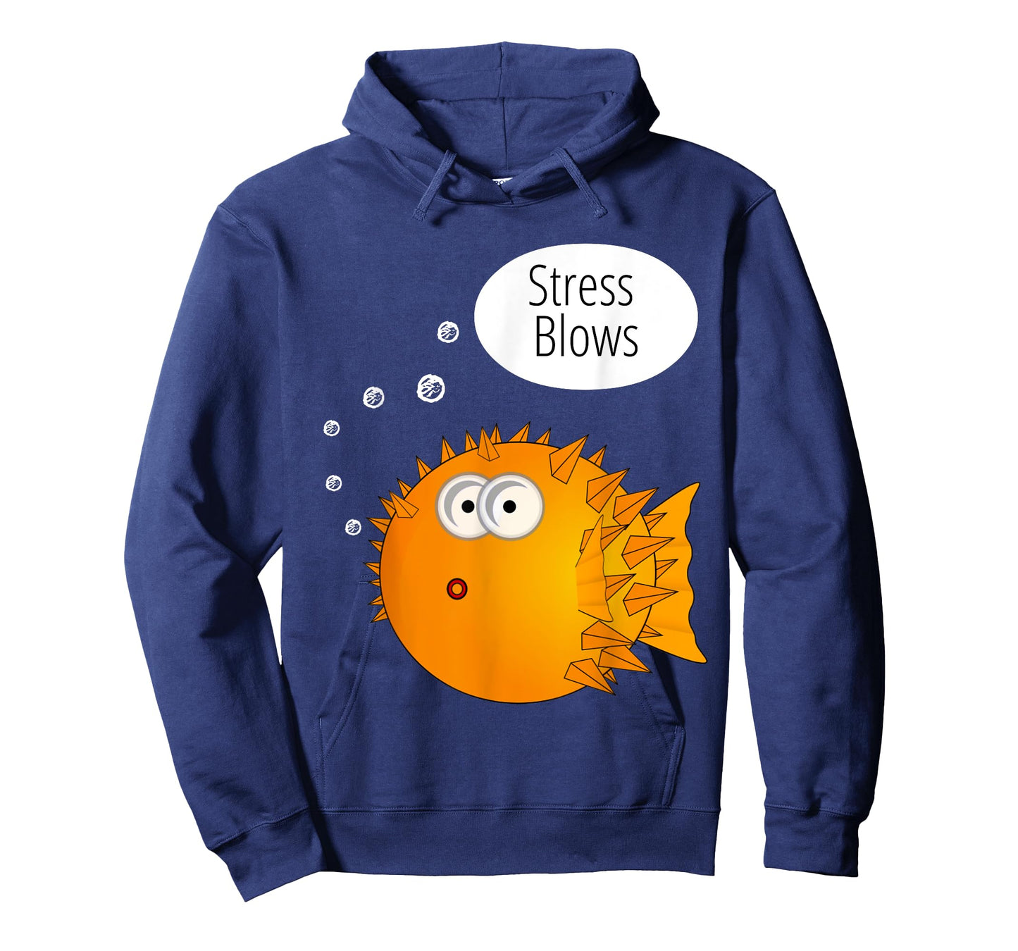 Cool Stress Blows Blow Fish Beach Top Gifts Men Women Kids T-Shirt