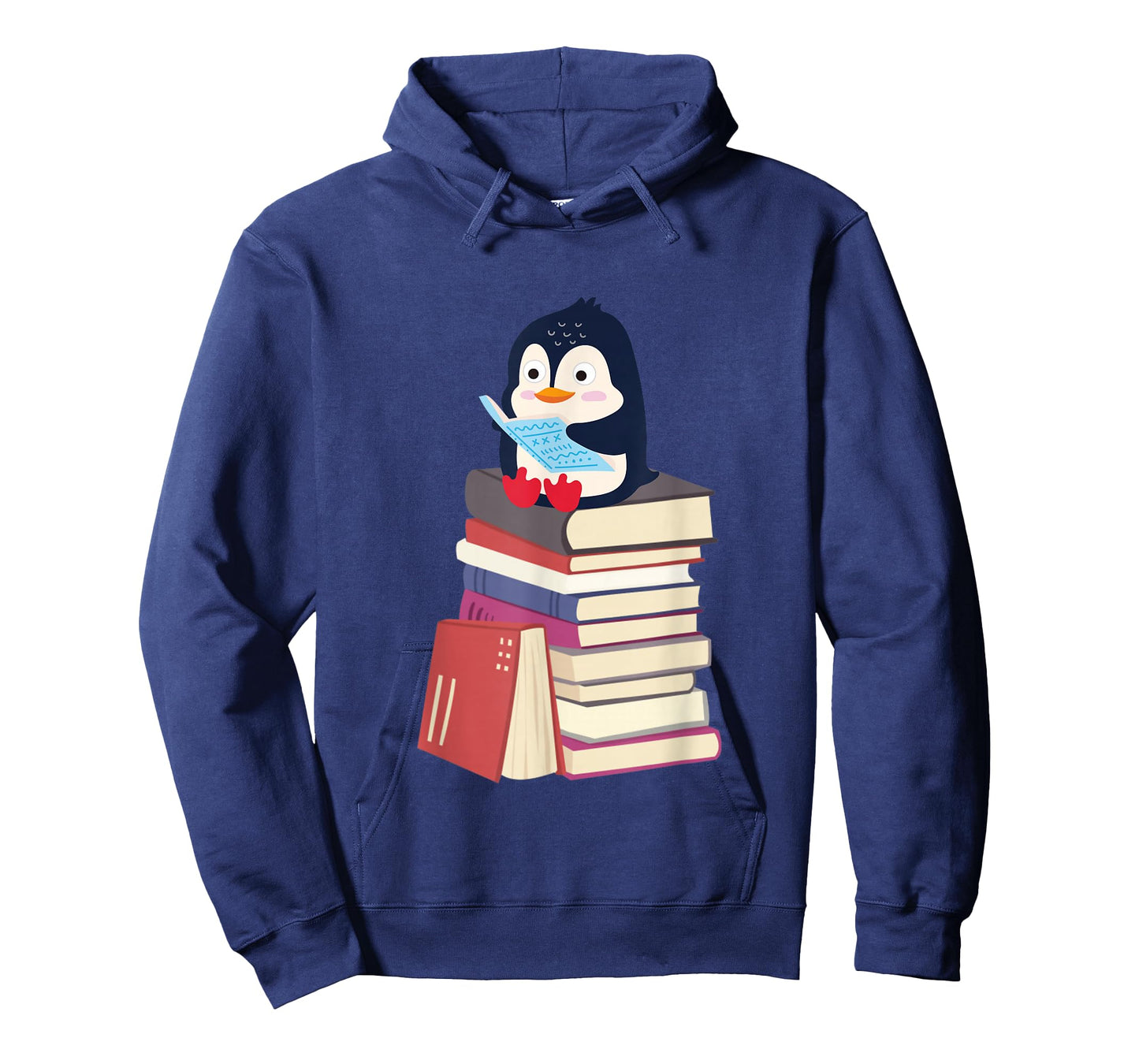 Teacher Librarian Kawaii Penguin, Book Lover Penguin T-Shirt