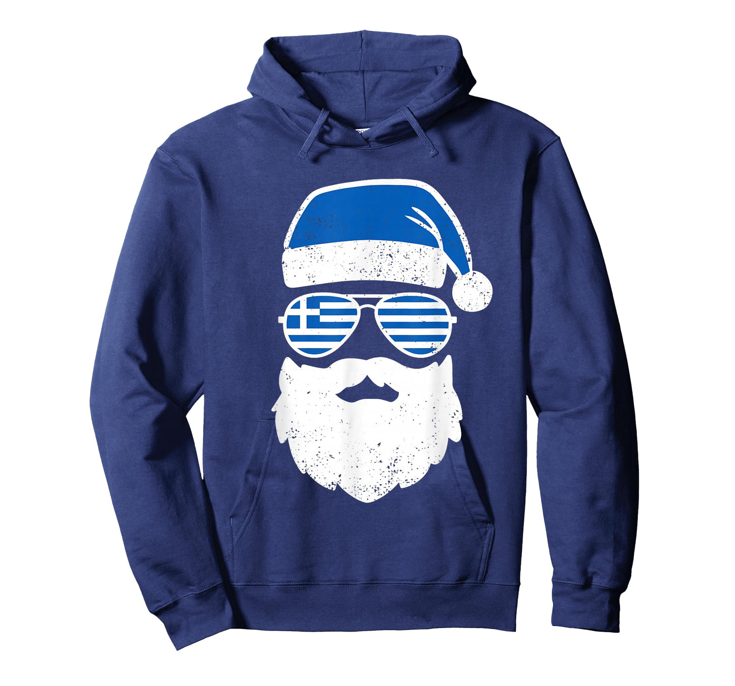 Greek Orthodox Christmas Santa Claus Greece Flag Greek T-Shirt