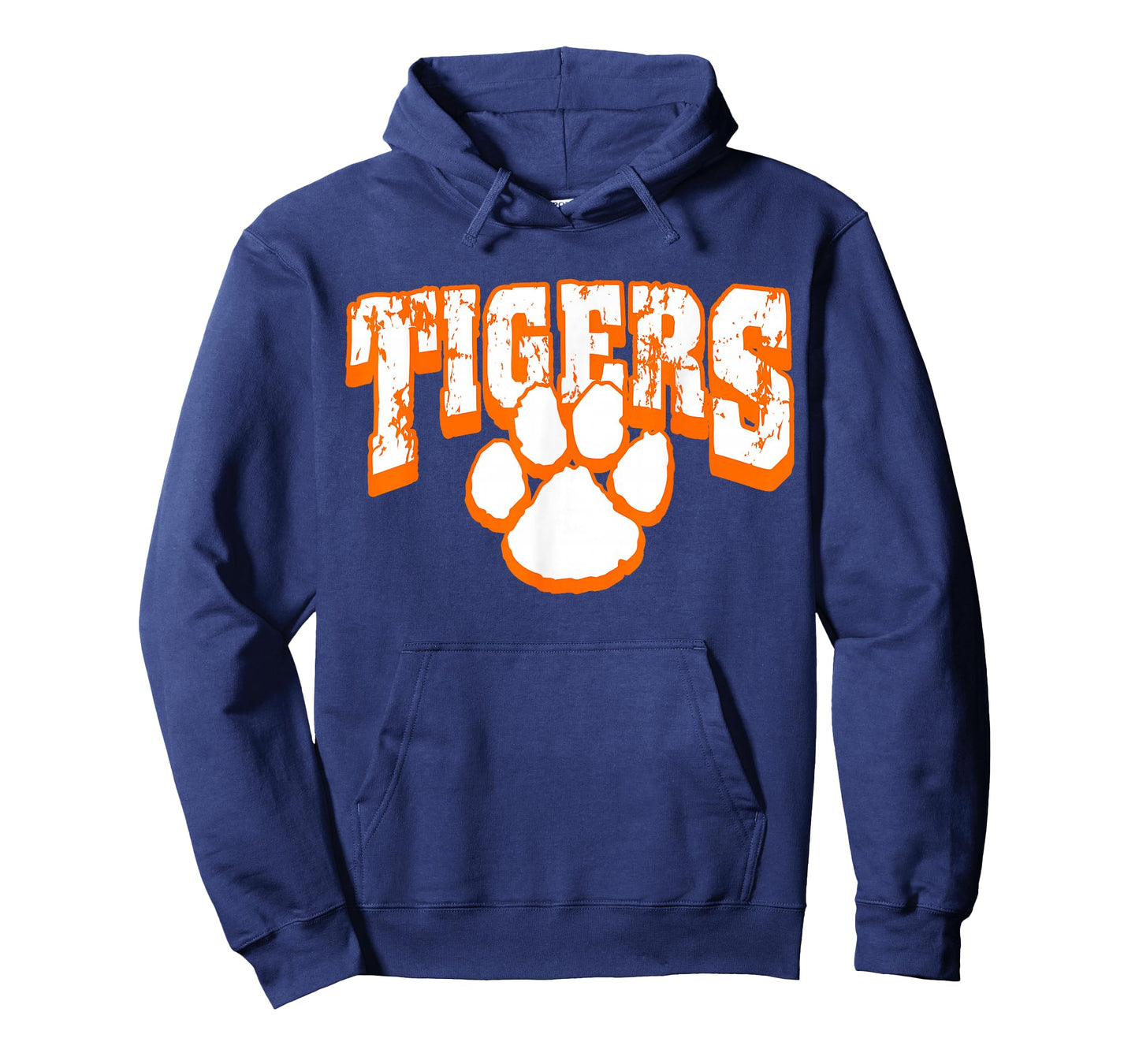 Tigers School Spirit Mascot Back to School Orange T-Shirt