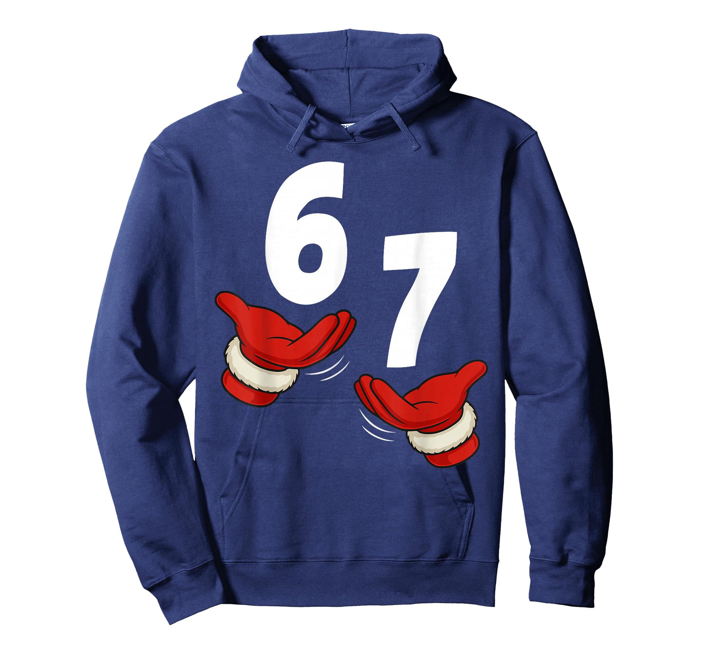 Six Seven 67 Christmas 6 7 Kids 67 Teen Boys 6-7 Meme Hands T-Shirt