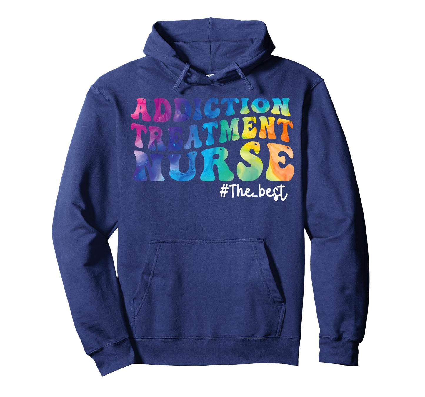 Addiction Treatment Nurse Substance Abuse Nursing Tie Dye T-Shirt