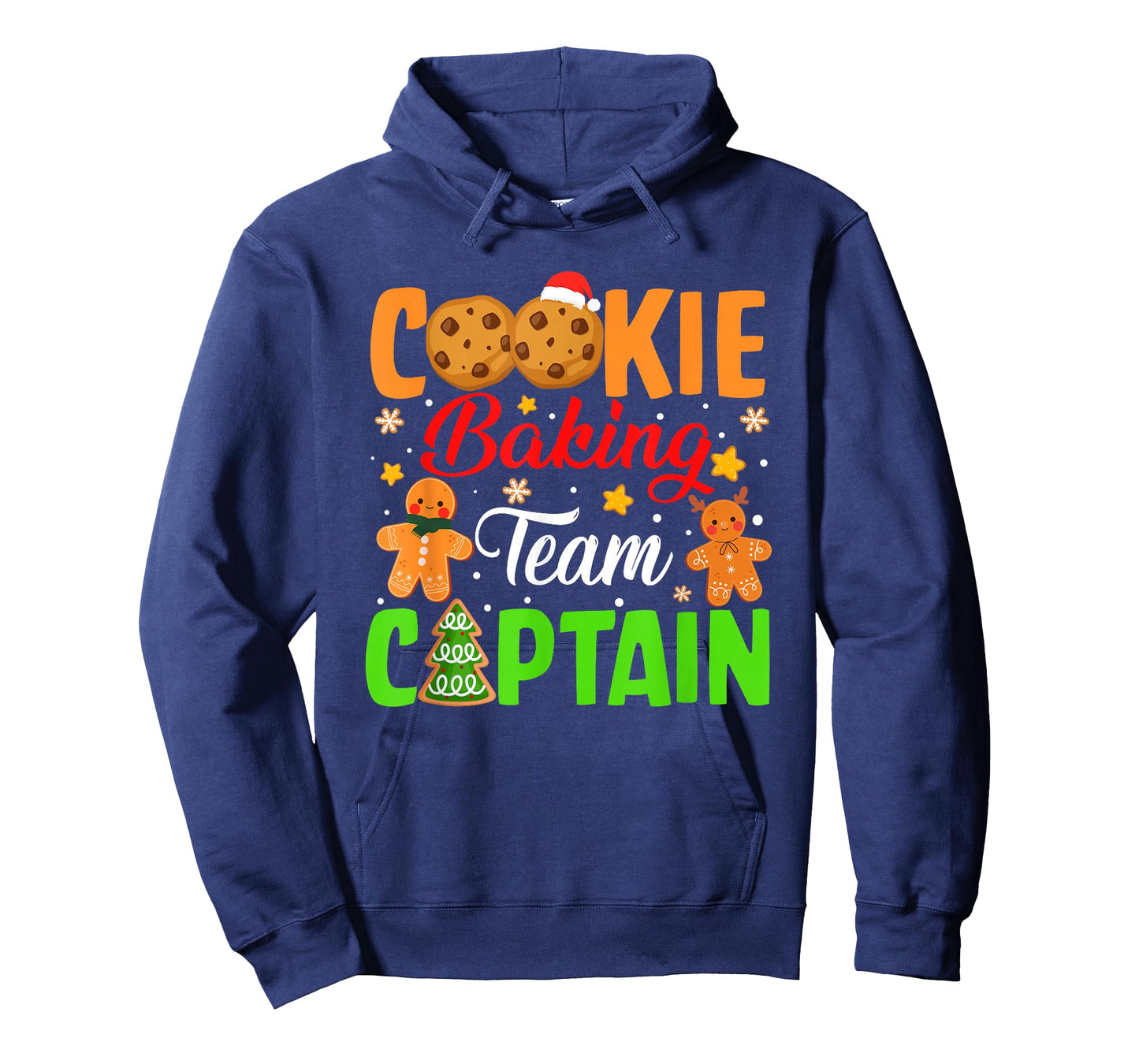Cookie Baking Team Captain Xmas Pajama Gingerbread Christmas T-Shirt
