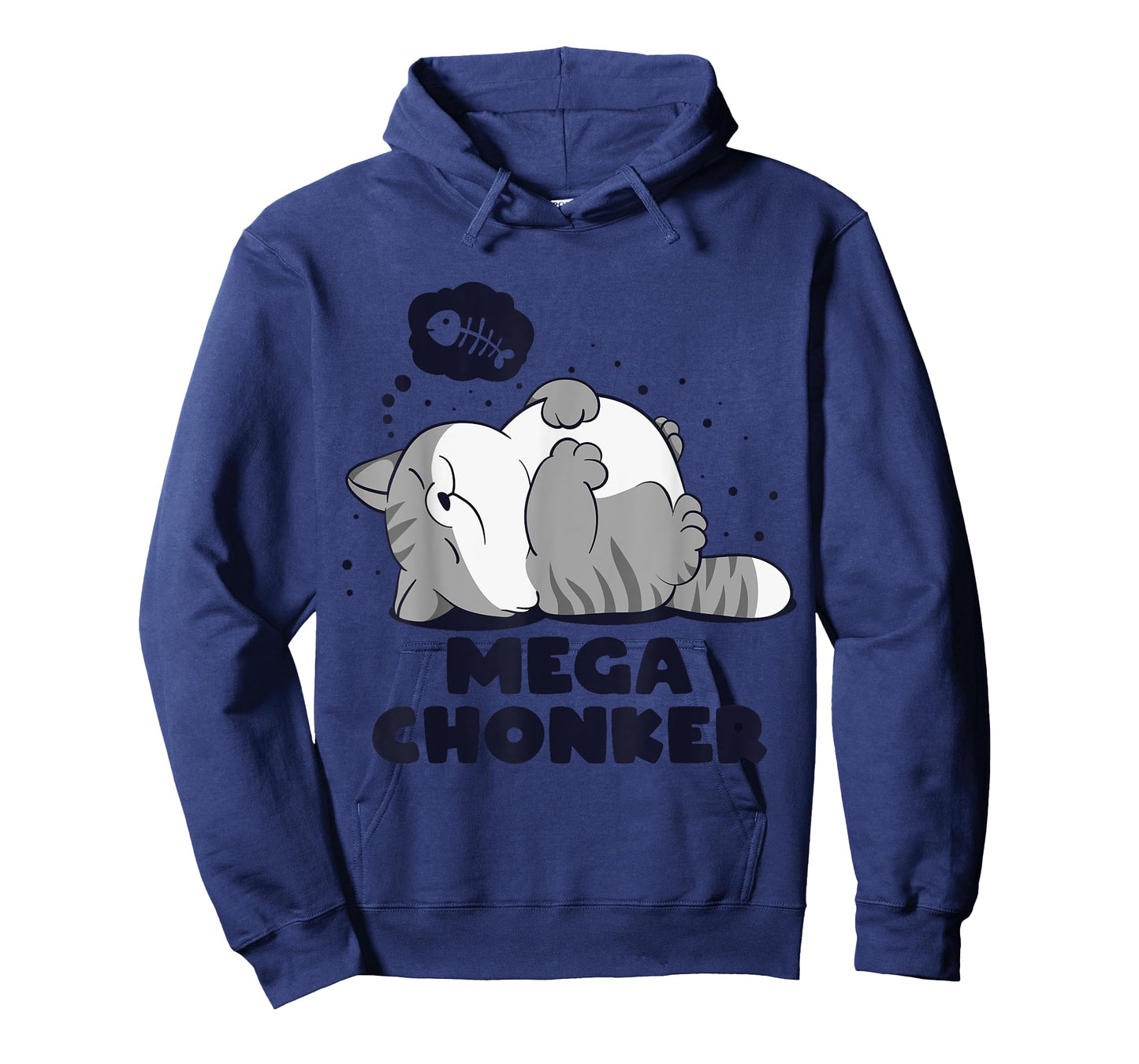 Mega chonker Lazy chonk Cat Funny meme design T-Shirt for Men Women Girls Kids