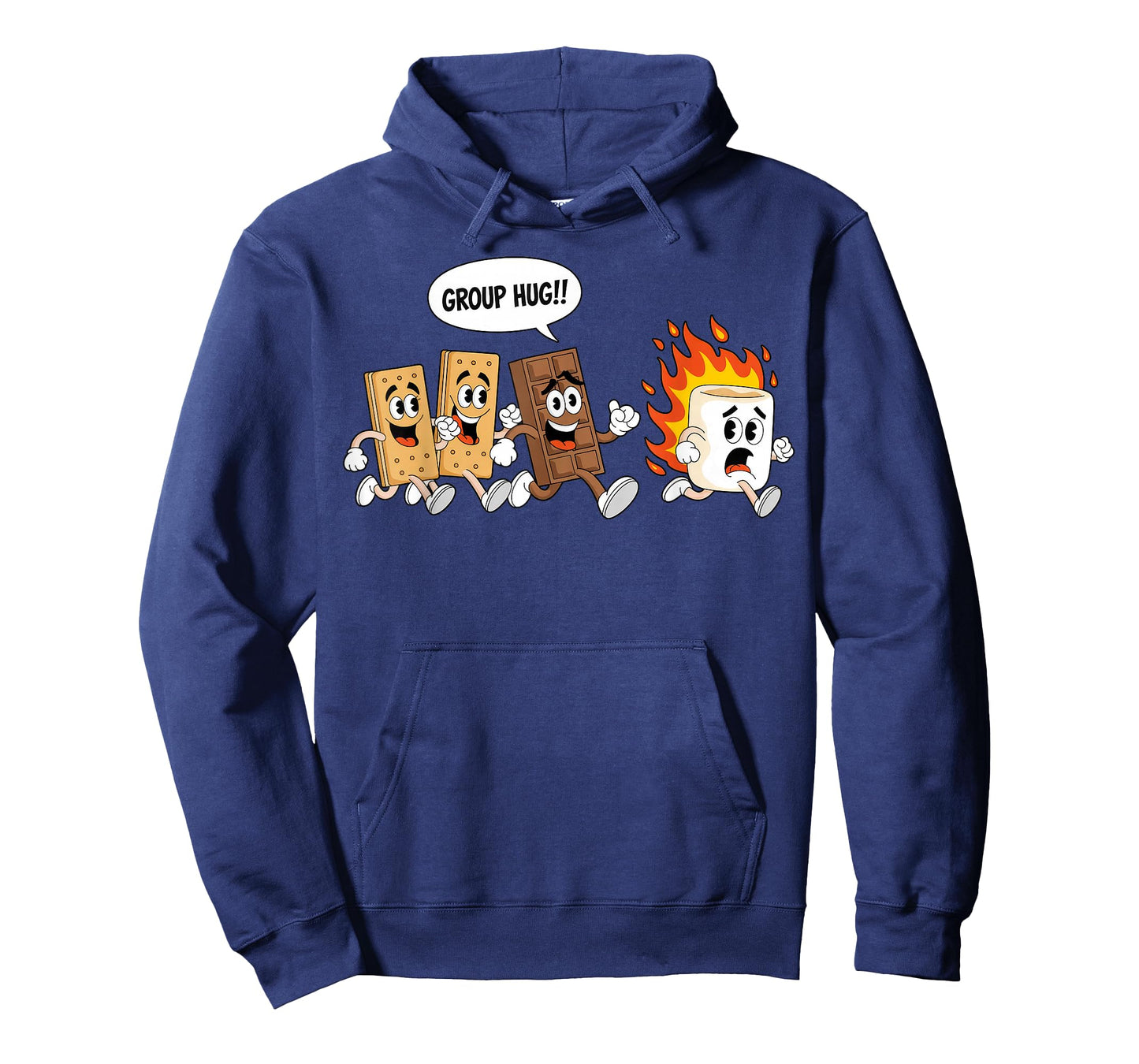 Group Hug Marshmallow Campfire Smores Funny Camping T-Shirt