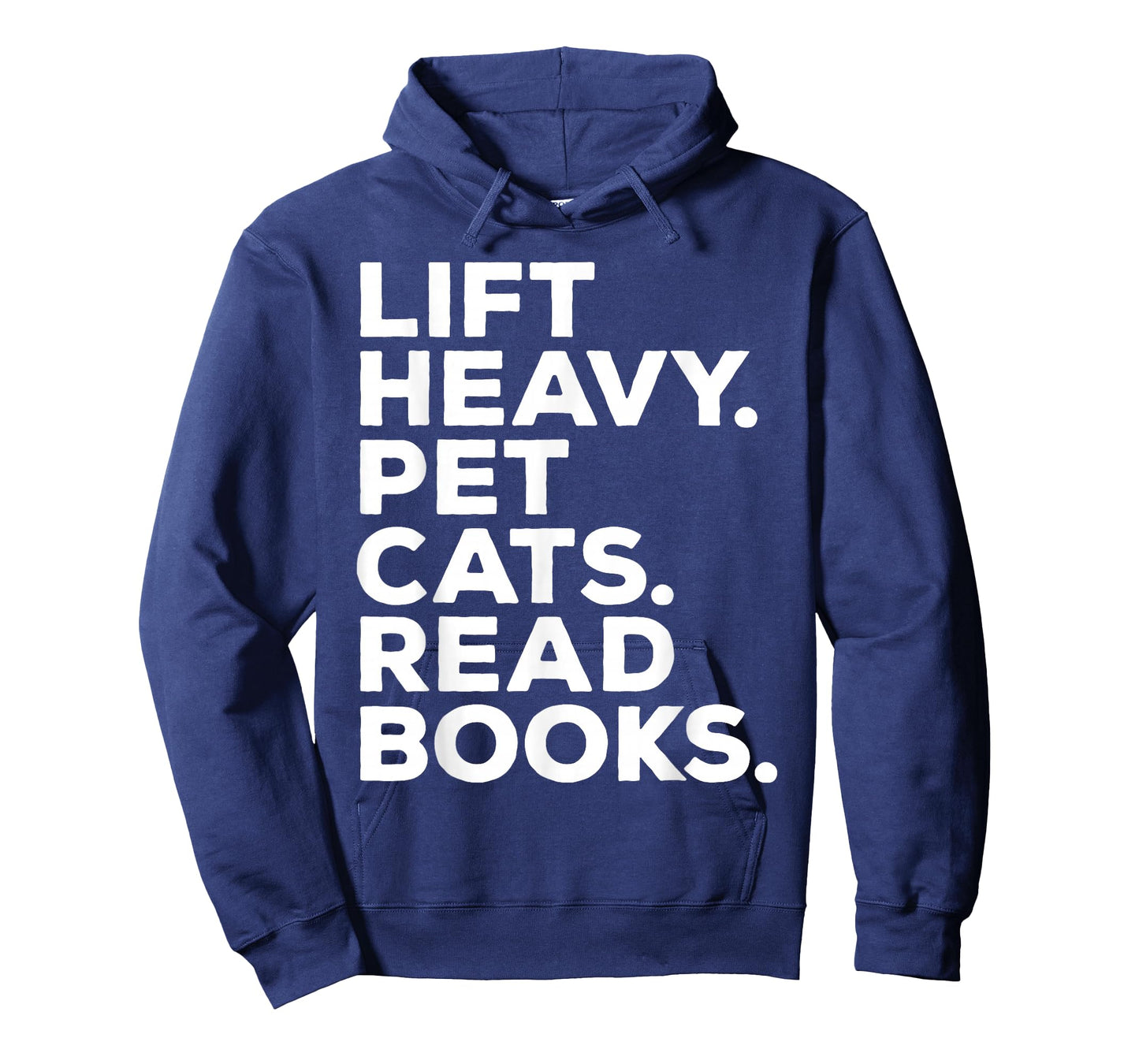 Lift Heavy Pet Cats Read Books Gym Workout Weight Lifter T-Shirt