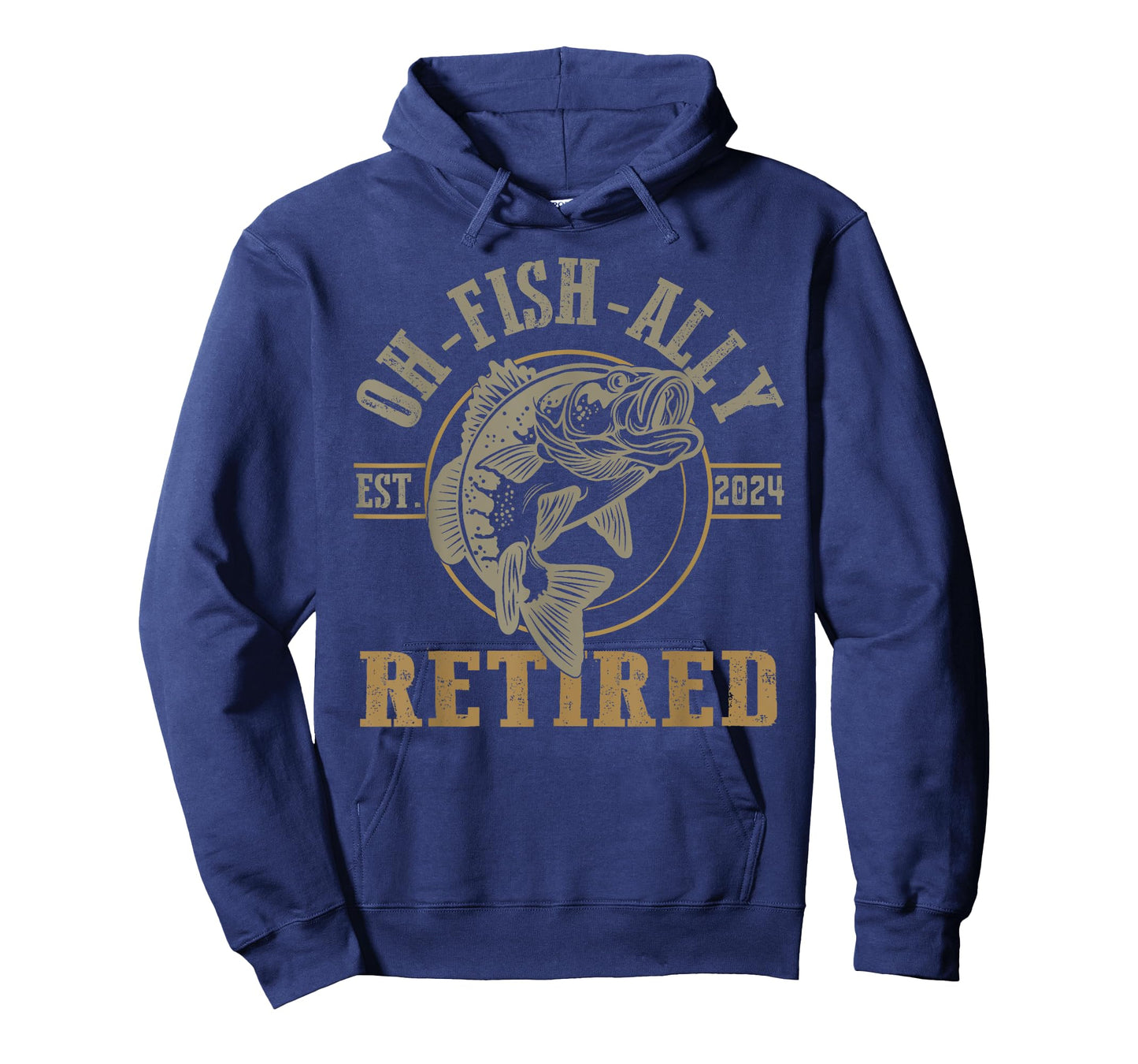 O-Fish-Ally Retired Since 2024 Fishing Retirement T-Shirt
