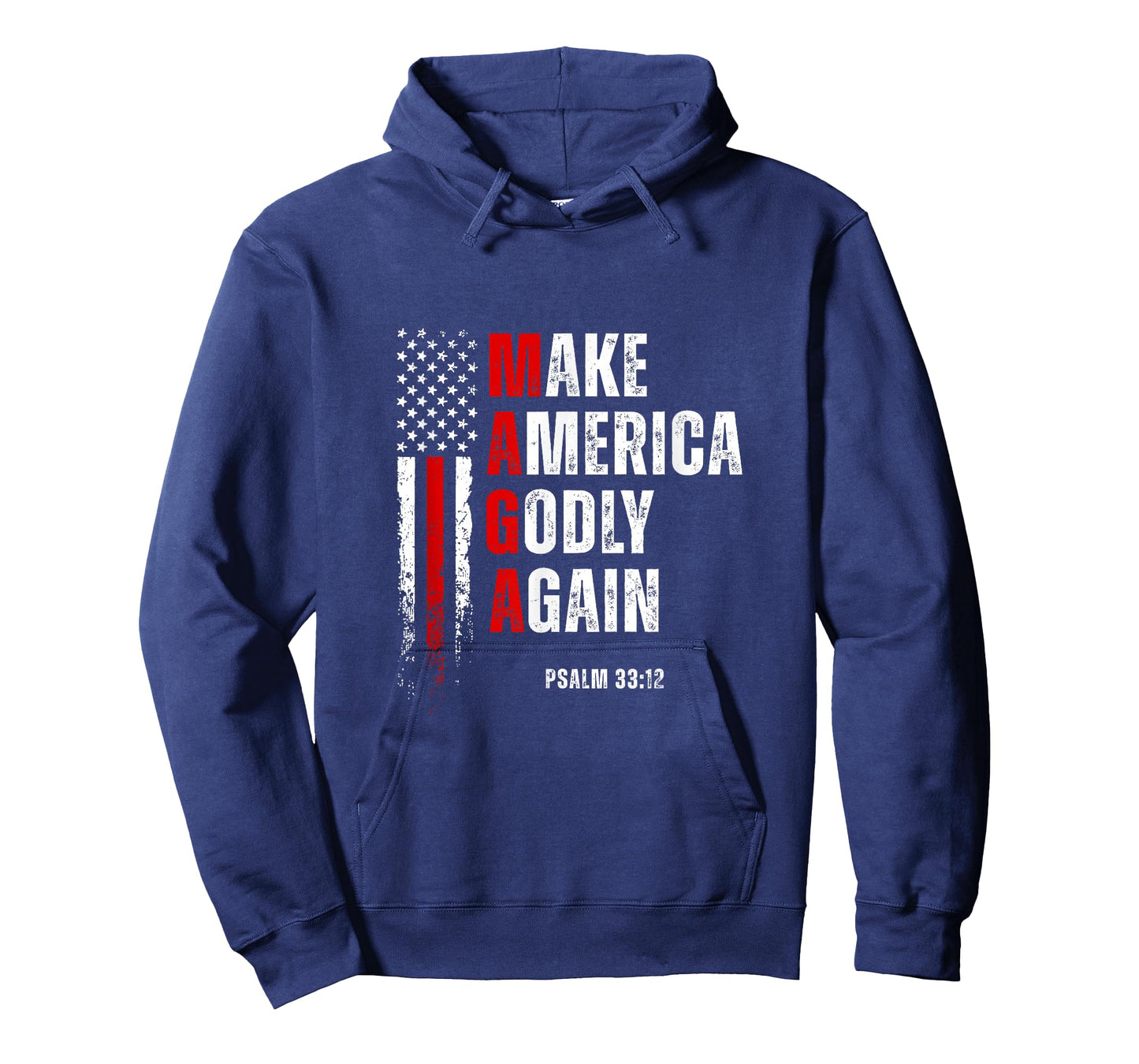 Jesus Make America Godly Again American Patriot Christian T-Shirt