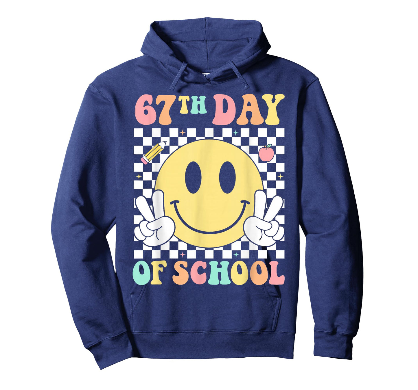 67th Day of School Teacher Kids Funny Six Seven 6 7 Meme T-Shirt