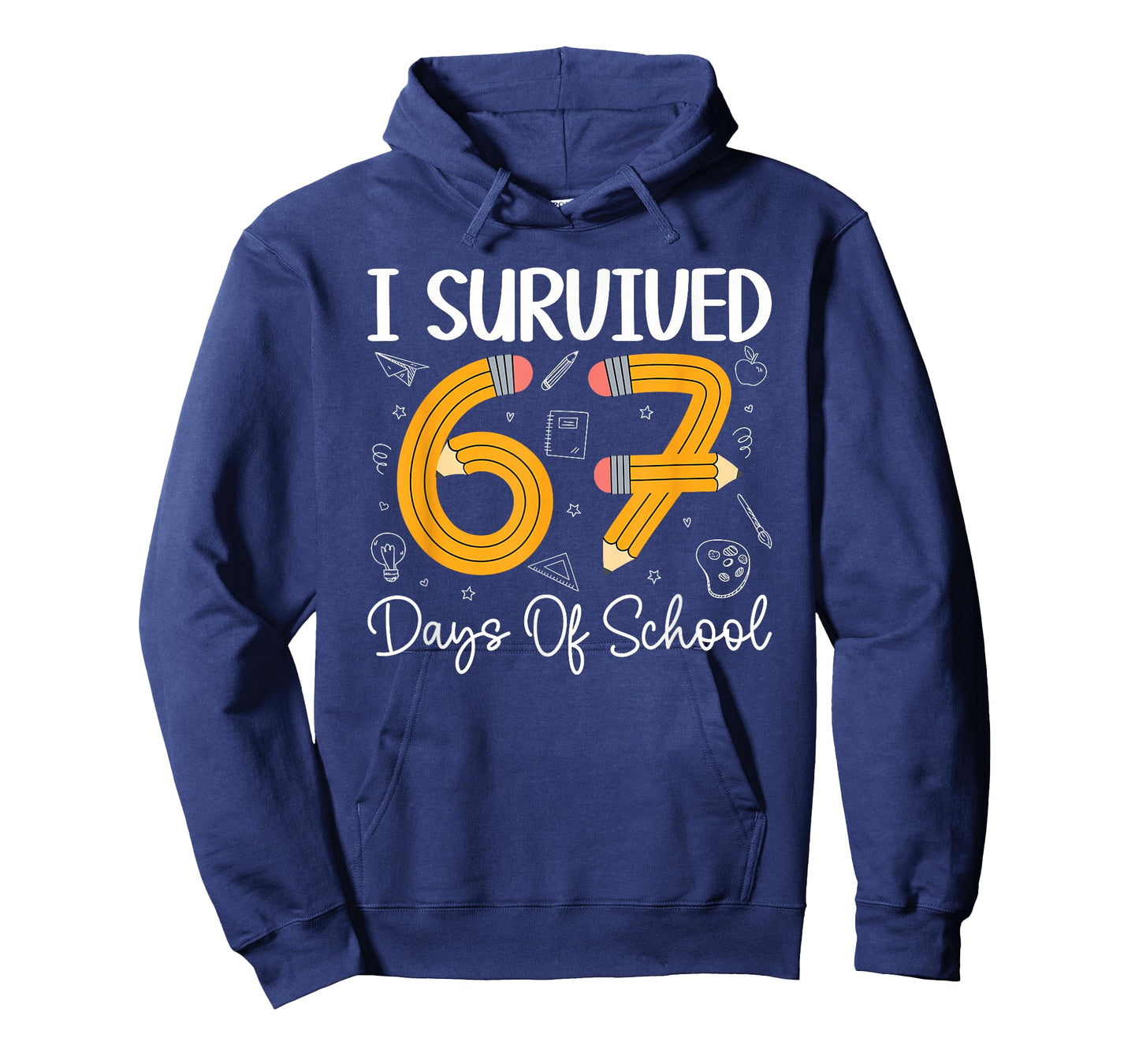 I Survived 67 Days of School Funny 67 Meme Teachers Students T-Shirt