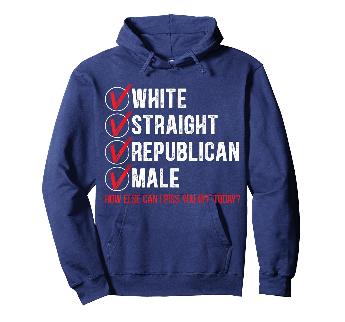 White Straight Republican Male Gift for a Proud Republicans T-Shirt