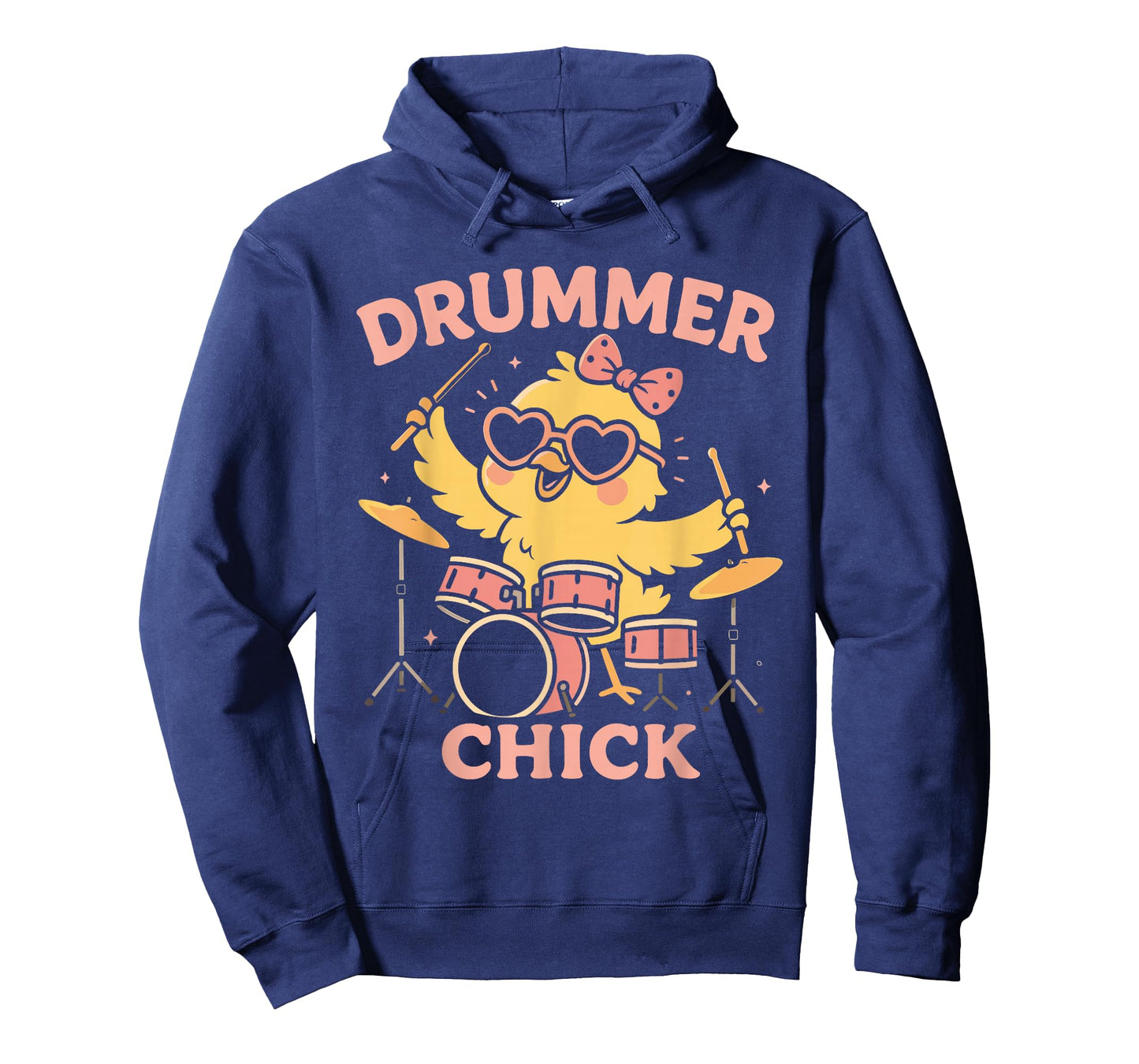 Drummer Chick Funny Drumming For Girls Women T-Shirt