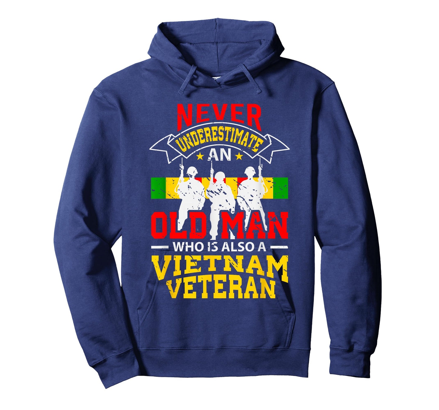 Never Underestimate An Old Man Who Is Also A Vietnam Veteran T-Shirt