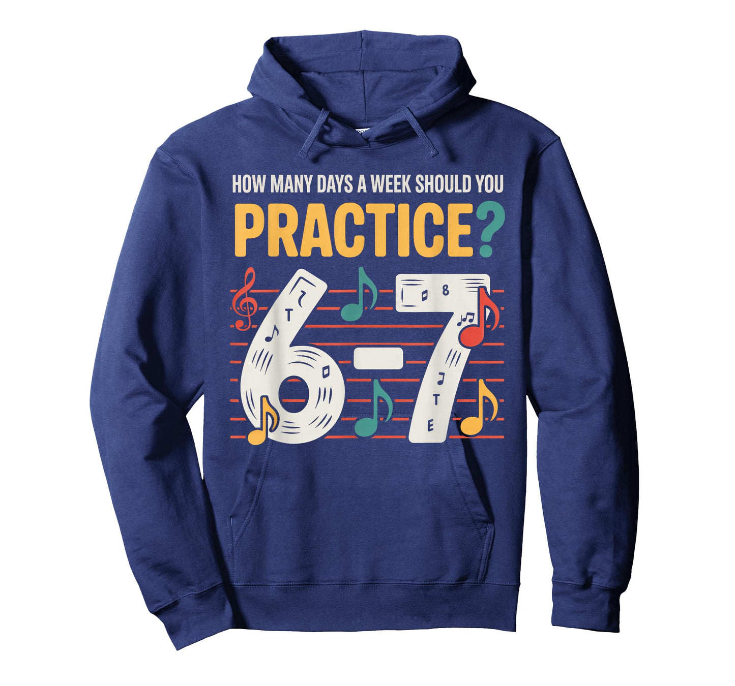 Funny 6 7 Meme Six Seven for Music Teacher T-Shirt
