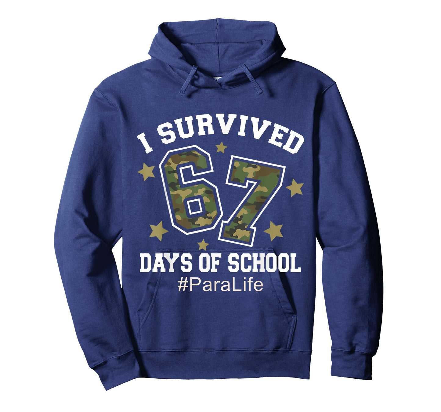 I Survived 67 Days of School Camo 6 7 Meme para Life T-Shirt