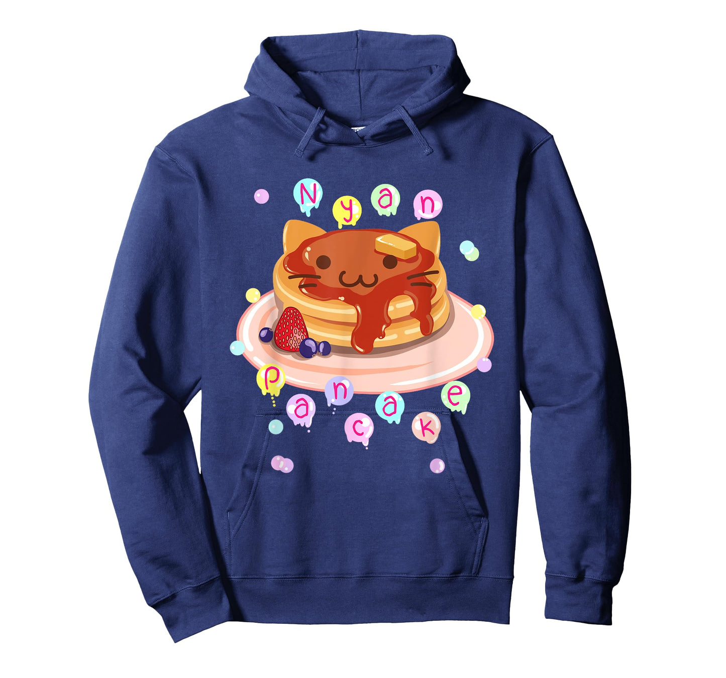 Nyan Cat Pancake Kawaii Cute Dark Color T-Shirt T-Shirt