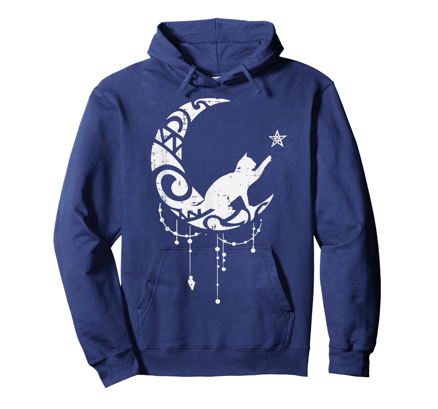 Crescent Moon Cat Star Mystical Celestial Women Girls Kids T-Shirt