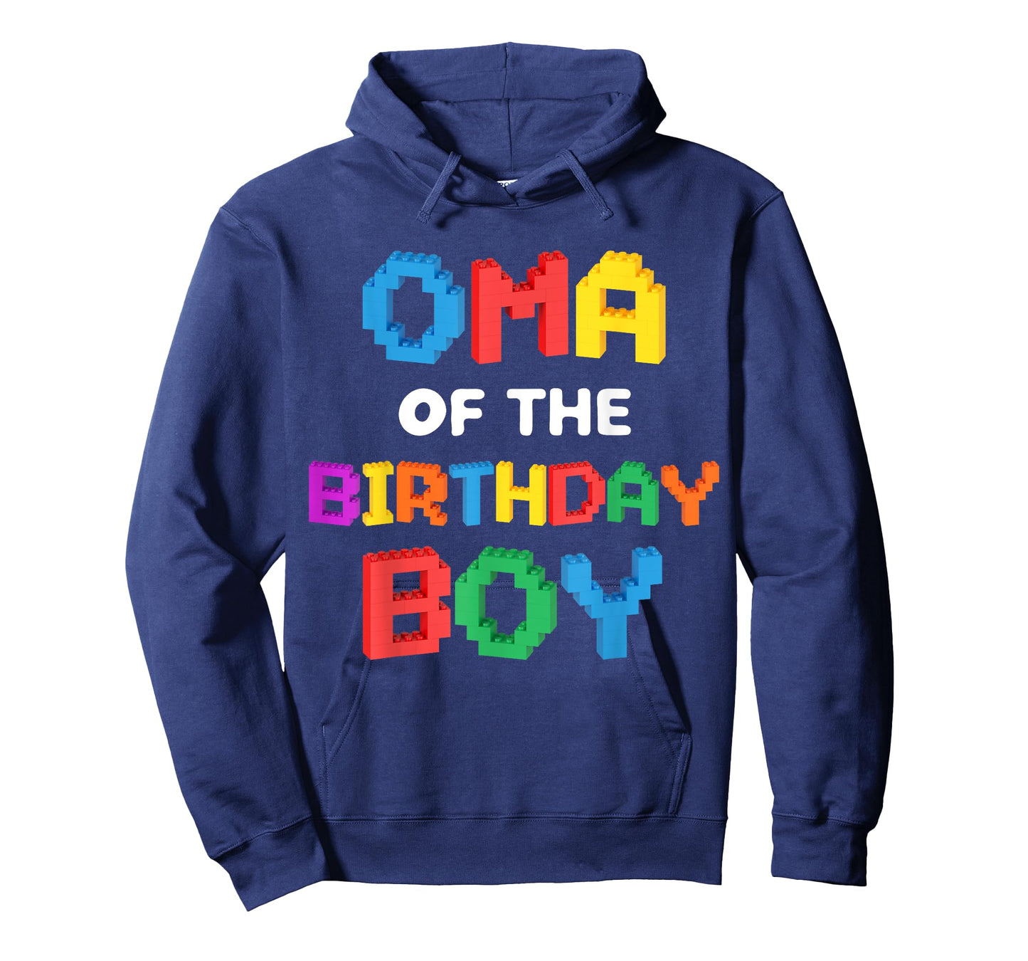 Oma of the Birthday Boy Master Builder Bricks Blocks T-Shirt