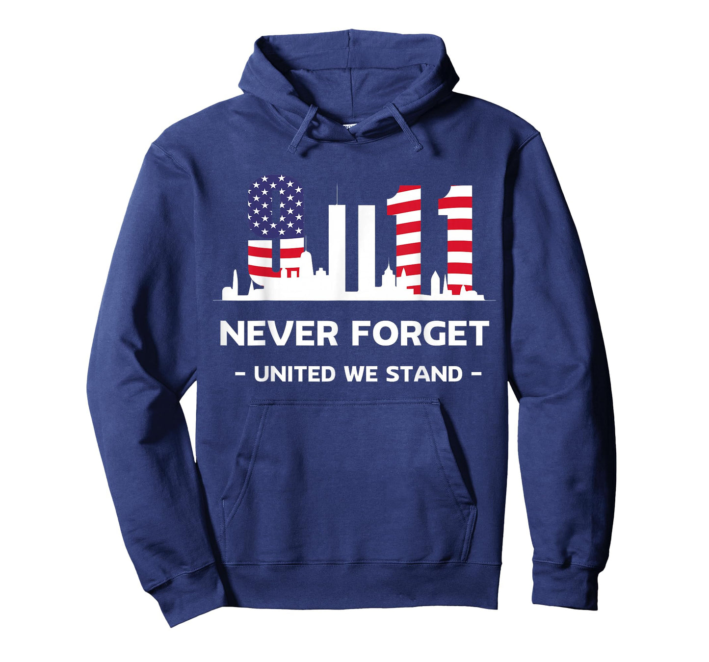 Never Forget September 11 2001 Memorial Day American Flag T-Shirt
