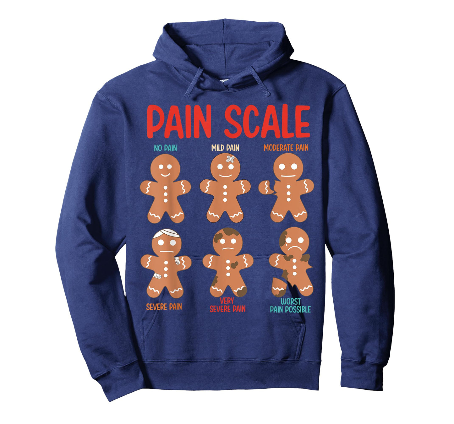 Pain Scale Funny Gingerbread Lovers T-Shirt