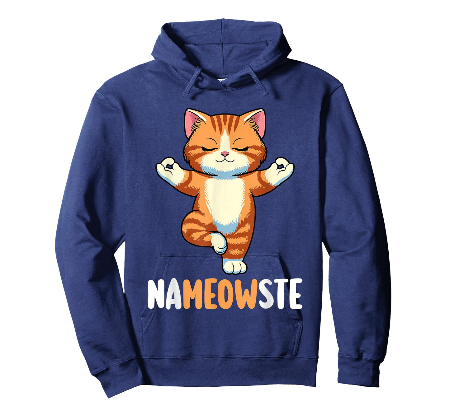 Yoga Cat Nameowste Meditation Zen Kitten Namaste Funny T-Shirt