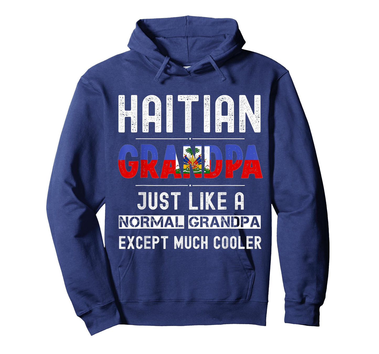 Haitian Grandpa fathers day from kids son funny men birthday T-Shirt