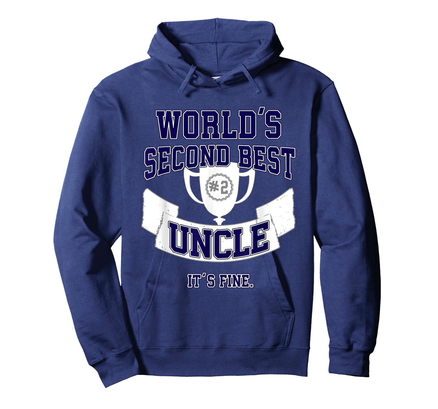 Funny Uncle T-Shirt for Men, Second Best Trophy Gift T-Shirt