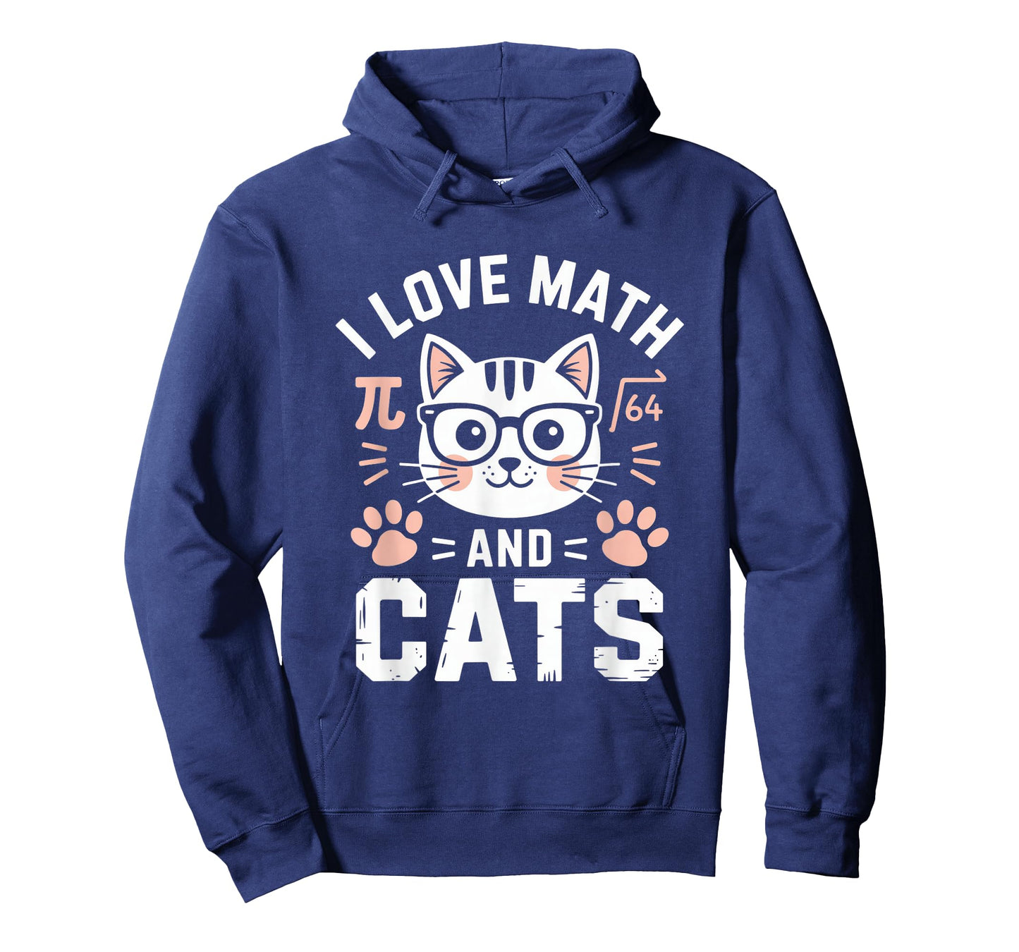 I Love Maths and Cats Funny T-Shirt