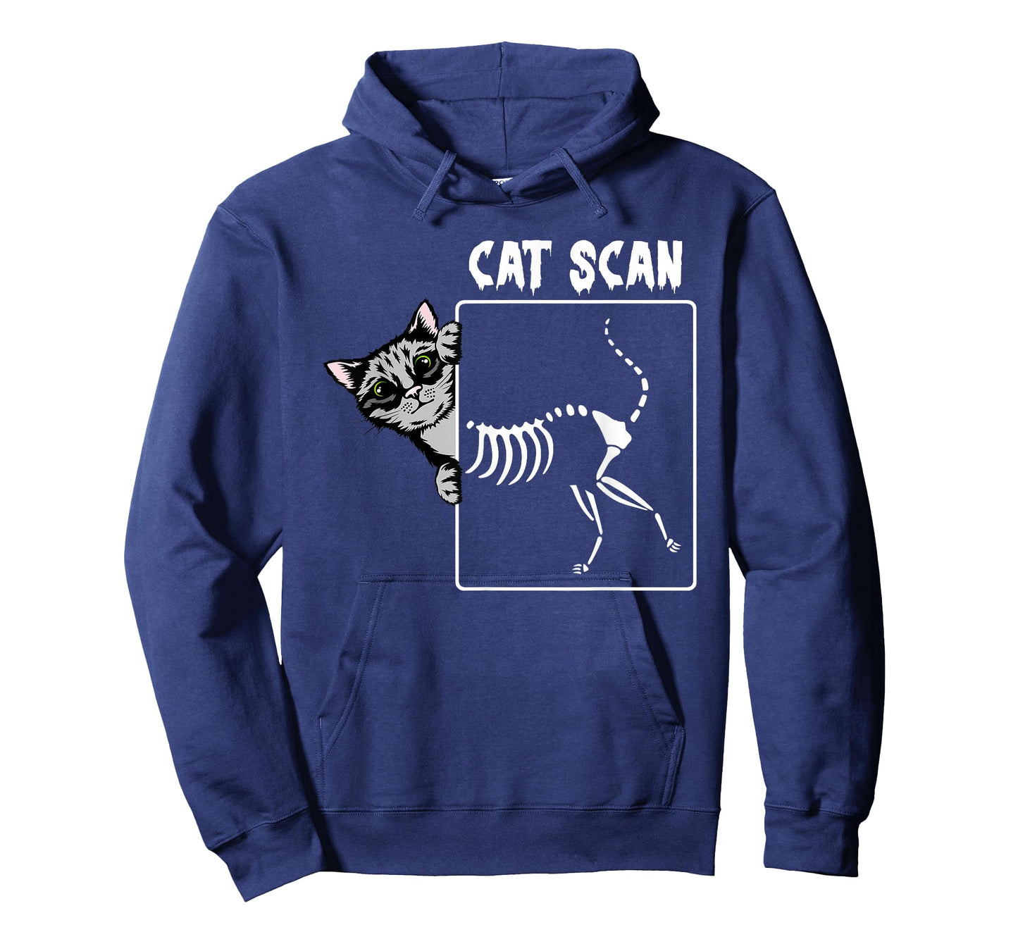 Cat Scan CT Funny Cat X Ray Pun Meme Rad Tech Cat Lover T-Shirt