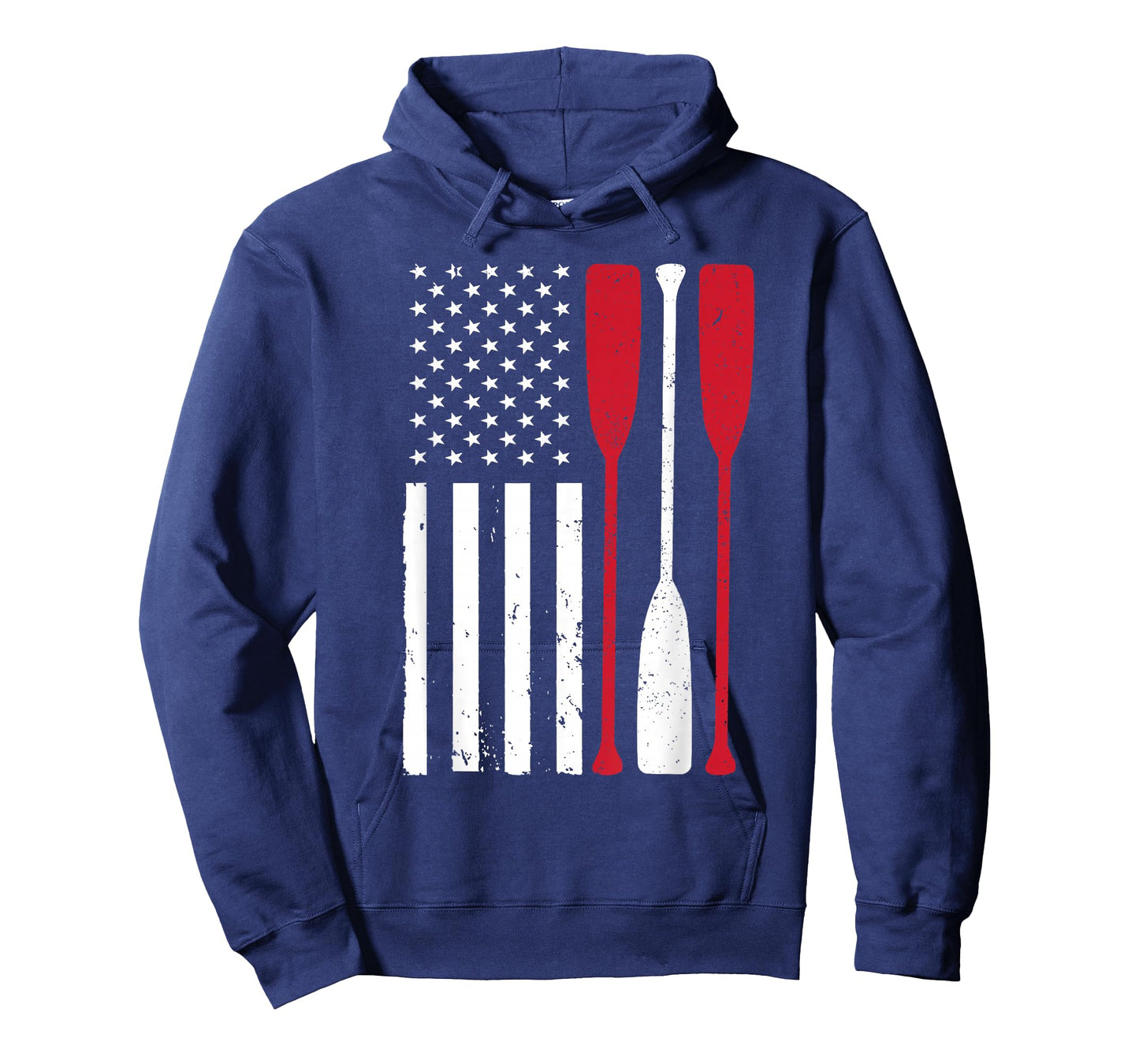 Funny Rowing Art Men Women US America Flag Coxswain Row Crew T-Shirt