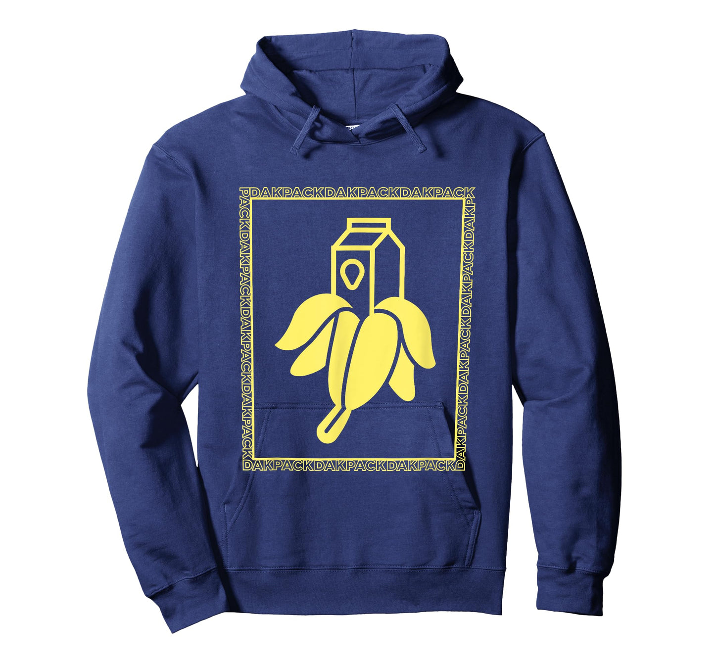 Milky Banana Funny Text Dakpack Vintage For Men Women Kids T-Shirt