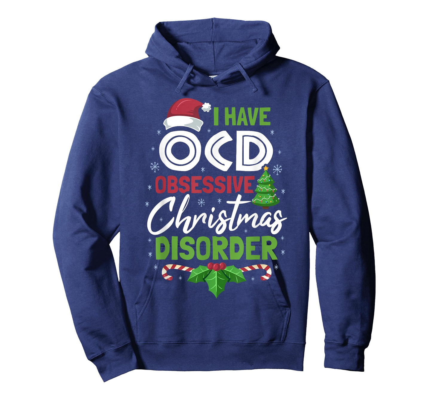 OCD Obsessive Christmas Disorder Funny Holiday T-Shirt T-Shirt