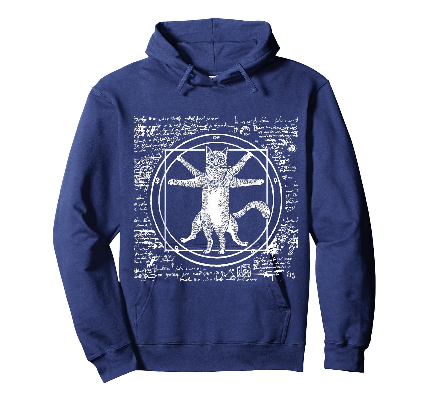 Leonardo Da Vinci Vitruvian cat lover T-Shirt