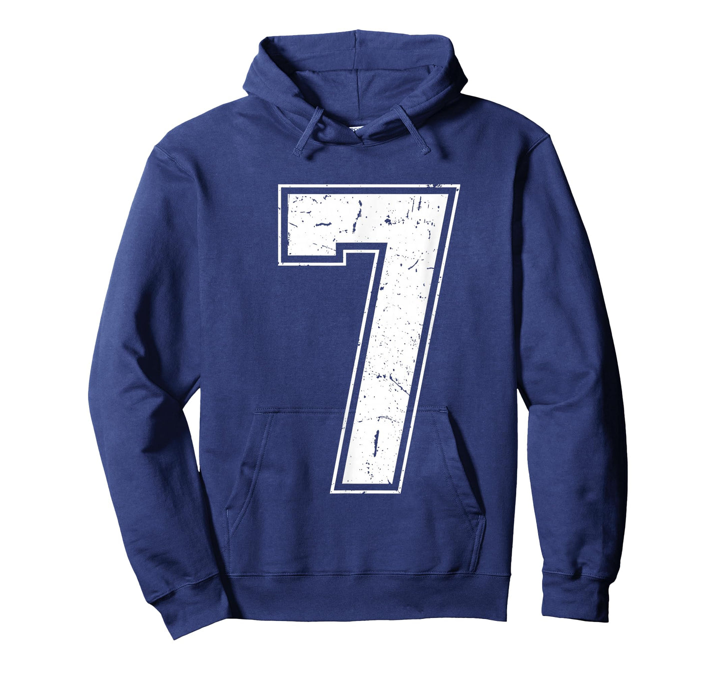Number 7 Matching Costume 67 Meme Costume Distressed Retro T-Shirt