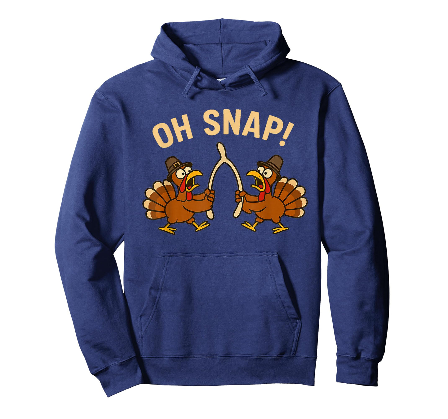 Funny Thanksgiving Cartoon Turkeys Wishbone Oh Snap! T-Shirt